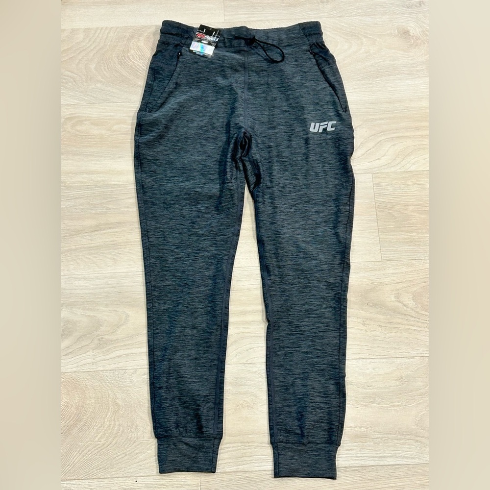 NWT UFC Charcoal Athletic Joggers, Men’s Medium
